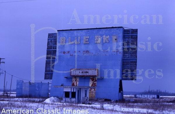 Blue Sky Drive-In Theatre - From American Classic Images (newer photo)